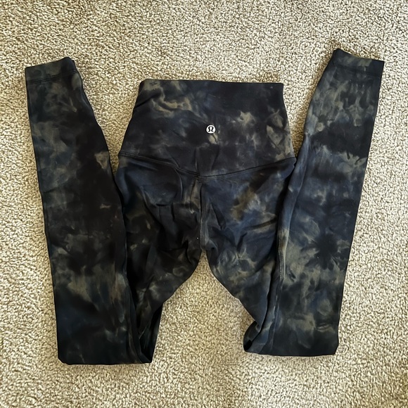 Lululemon Align Space Dye Leggings Full Length Discontinued Color - Picture 2 of 3